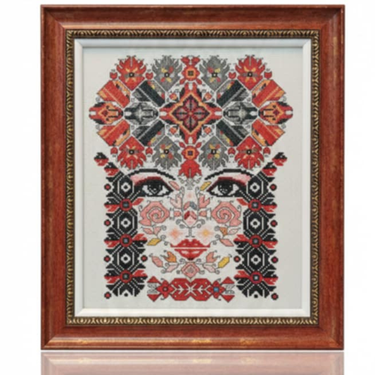 Ликът на традицията - ръчна бродерия с кръстат бод